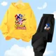 thumbnail image 3 of Ropa de bebé, ropa de abrigo para niño de 2 a 12 años, conjunto de sudadera con capucha, sudadera Sonic 2024 de primavera para niños, ropa para niña, madre e hijo, 3 of 5