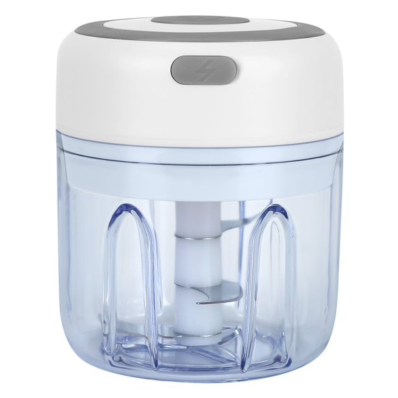 Portable Food Processor, iNova Electric Mini Garlic Chopper for Dicing, Ginger, Chili, Fruits, Onions Pepper and Baby Food 250ml, White