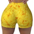 thumbnail image 2 of KLL nachos cracker Pattern Workout Shorts for Women Scrunch Short Gym Yoga Running Sport Active Exercise Fitness Shorts-XX-Large, 2 of 8