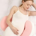 thumbnail image 4 of Tottlebee Pregnancy Pillow, Adjustable Belly Support Maternity Pillow Support for Back, Belly, Legs, Machine Washable, Ergonomic Design, for Custom Comfort (Green), 4 of 7