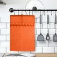 thumbnail image 5 of Silicone Griddle Tools Mat for Blackstone, Silicone Spatula Mat BBQ Tool Mat Grill Utensil Holder Side Shelf Mat for Kitchen Countertop Grilling Accessories (Orange), 5 of 6