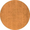 thumbnail image 1 of Ahgly Company Indoor Round Oriental Orange Industrial Area Rugs, 5' Round, 1 of 4