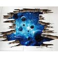 thumbnail image 1 of Wall Sticker Universe Planet Galaxy 3D Window Floor Sticker Ceiling Sticker Wall Sticker Decoration Living Room Bedroom Home Children's Room Baby Kid Boys Girls, 1 of 5
