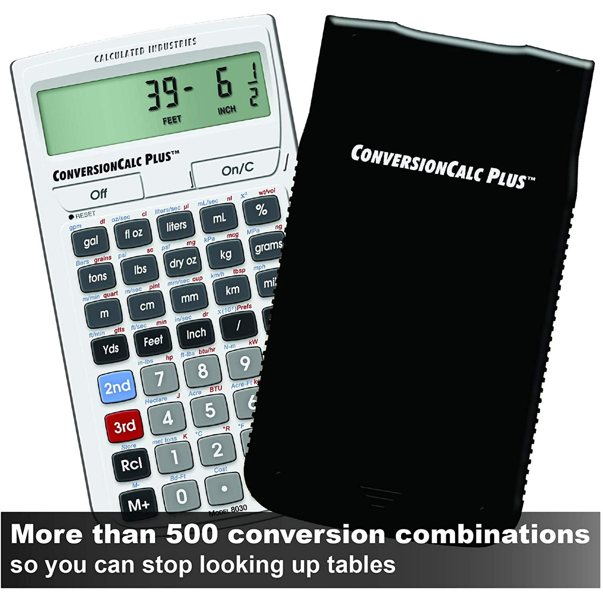 Calculated Industries 8030 Conversioncalc Plus Ultimate Professional Conversion Calculator Walmart Canada