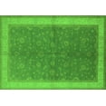 thumbnail image 1 of Ahgly Company Indoor Rectangle Oriental Green Industrial Area Rugs, 8' x 10', 1 of 4