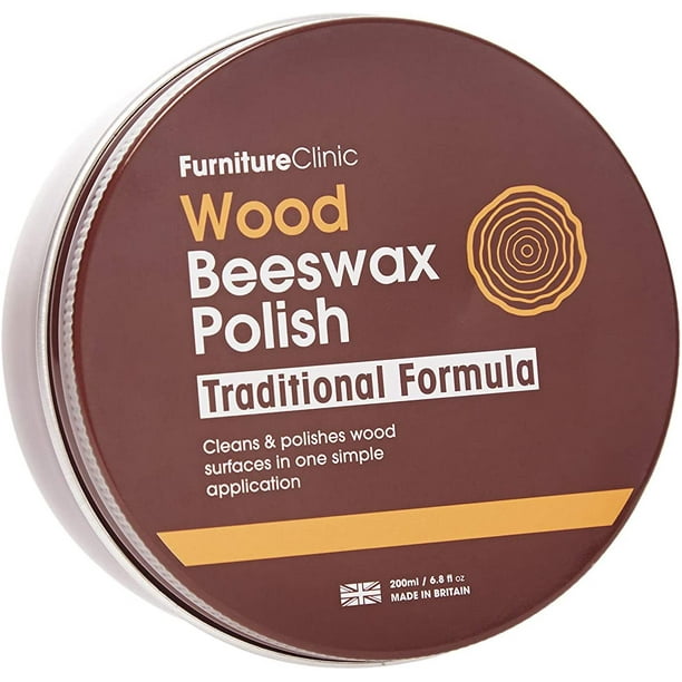 Furniture Clinic Traditional Beeswax Polish for Wood & Furniture
