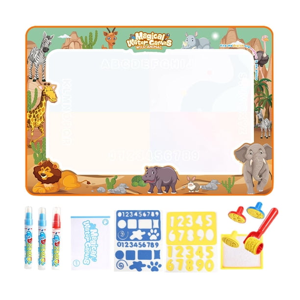 Alfombrilla para colorear perfecl juguete educativo para niños de 2 a 6 años Animal