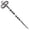 B, variant on Armory Replicas Charming Countess Forged Iron Twisted Spiral Design Medieval Hair Stick Gifts for Her Renaissance Faire Accessory