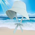 thumbnail image 6 of hengtong Sun Protection Hat Adjustable Stylish Fisherman Hat for Summer Hiking, 6 of 9