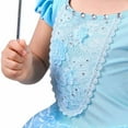 thumbnail image 3 of HAWEE Princess Dress Costume for Little Girl Puff Sleeves Blue Fancy Party Cosplay Outfit, 3 of 7