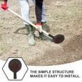 thumbnail image 2 of CTIRCHIU Metal Detecting Iron Ladle Scoop Black Round Drain Sludge Removal Construction Sites 1Pcs, 2 of 7