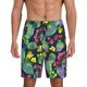 thumbnail image 1 of Balery Watercolor Cactuses Pantalones cortos de pijama de punto de algodón para hombre con cinturilla y bolsillos-Small, 1 of 6