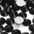 thumbnail image 3 of Piedras de Strass de Cristal con Parte Posterior Plana Gemas Redondas, 3 of 6