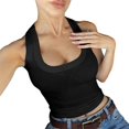 thumbnail image 6 of Tank Tops for Women Cute Neck Sleeveless Summer Tops, 6 of 6