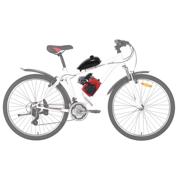4-Stroke 53cc Gas Motor Engine Kit for Bicycle, Lightweight Aluminum Body, 6800rpm, 1.5kw Power for Fast and Smooth Riding Experience