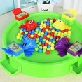 thumbnail image 2 of Hungry Frogs Family Board Game 4 Player Frog Toy Eat Beans Desktop Games for Kids 3 Years and Older, 2 of 5