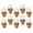 Brown, variant on Giaone 10PCS/Pack Decorative Miniature Baskets User Friendly Handheld Basket Suitable for Home and Event Decors