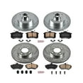 thumbnail image 3 of PowerStop Front and Rear Z23 Evolution Sport Carbon-Fiber Ceramic Brake Pad and Drilled & Slotted Rotor Kit Fits: VOLKSWAGEN Select Models K375, 3 of 10