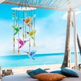 thumbnail image 2 of Diamond Painted Wind Chimes, EEEkit Hummingbird DIY Sun Catchers Hanging Ornaments for Beginners Adults Yard Garden, 2 of 6