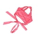 thumbnail image 2 of Women Halter Neck Tank Top Back Waist Crossing Straps Hollow Out Summer Sleeveless Slim Top Pink Free Size, 2 of 26