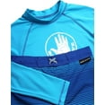 thumbnail image 2 of Body Glove Boys’ Long Sleeve Rash Guard Set – UPF 50+ Swim Shirt and Bathing Suit Trunks – Swimwear Set for Boys (5-12), 2 of 7