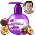 thumbnail image 1 of Toothpaste,Baking Soda Pressed Toothpaste,Large Capacity Toothpaste,Teeth whitening,5X Powerful whitening Effect,Passion Fruit Flavor,Fresh Breath,Stain Removal,Oral Cleaning,Pressing Toothpaste, 1 of 8