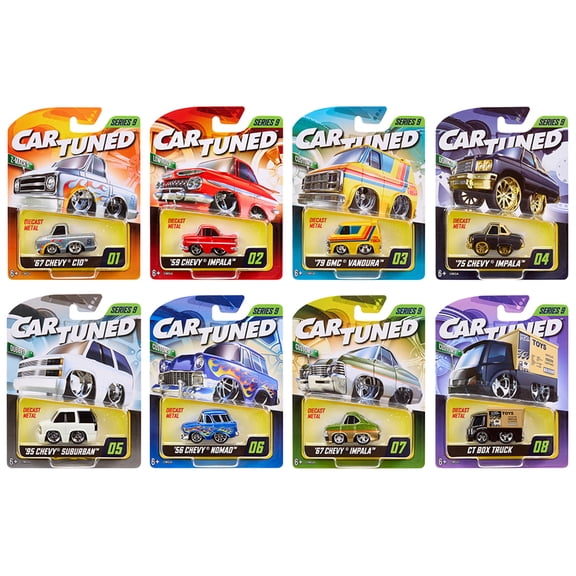"Mainline" 2026 Series 9 Set of 8 Pieces Diecast Model Cars by CarTuned