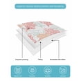 thumbnail image 5 of Quilts Twin Size Bedding Set, Red Orange Coastal Lightweight Quilted Comforter, Sea Turtle Nautical Coral Summer Beach Soft Reversible Bedspread Coverlet with Pillow Covers for All Season, 68" x 86", 5 of 7