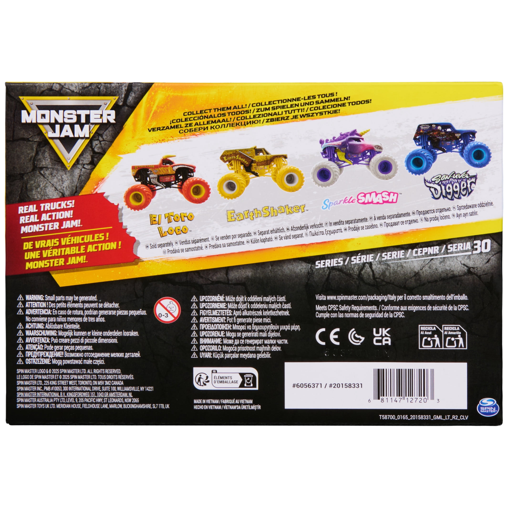 Monster Jam El Toro Loco Collectible Monster Truck, 1:24 Scale