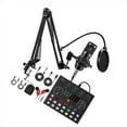 thumbnail image 2 of Micrófono de Condensador de Audio Profesional BM800 V8s para Podcasts con Tarjeta de Sonido para Grabación de Karaoke y Podcasts., 2 of 5