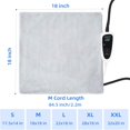 thumbnail image 5 of Pet Heating Pad for Dogs & Cats, 25-Level Timer & 11-Level Temperature Control, Easy Clean Warming Pad for Puppies, Adult & Senior Pets, 5 of 7