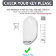 thumbnail image 2 of TPU for Kia Key Cover with Keychain Keyless Entry Remote Control Key Fit for Kia Telluride 2023/2024 Smart Key Fob Shell (White), 2 of 11