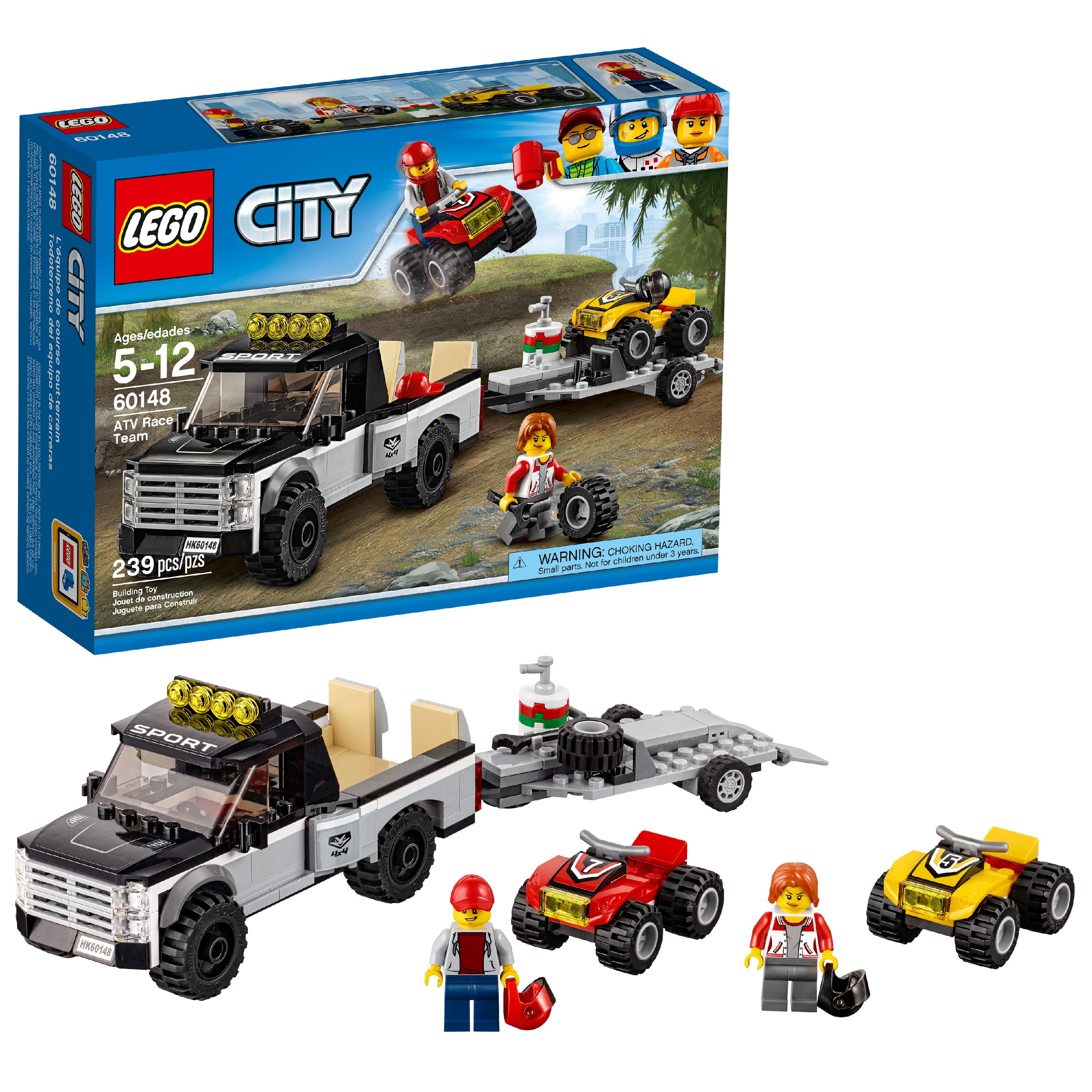 LEGO City ATV Race Team 60148 Building Kit with Toy Truck (239 Pcs)