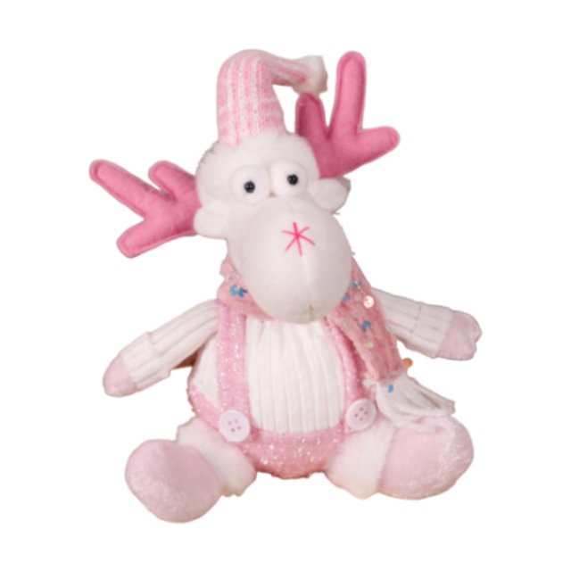 Figura de muñeca navideña Baoblaze Alce 15 cm x 25 cm