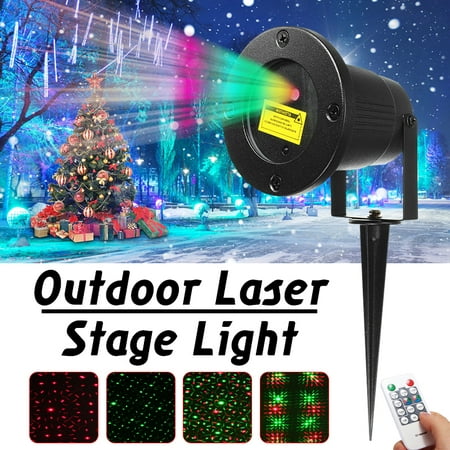 Outdoor Laser Projector Light Star Sky Show Red & Green Startastic Lights Landscape Waterproof Lamp For Home Garden Xmas Decor with Remote (Best Laser Show Projector)