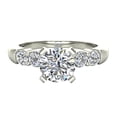 thumbnail image 5 of Diamond Engagement Ring for Women GIA certified Center Shoulder Accent 1.25 CT 14K White Gold, 5 of 5