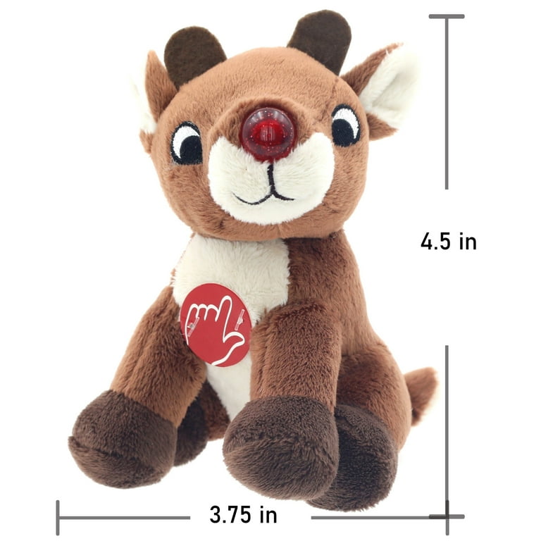 Rudolph the red nosed reindeer best sale plush toy