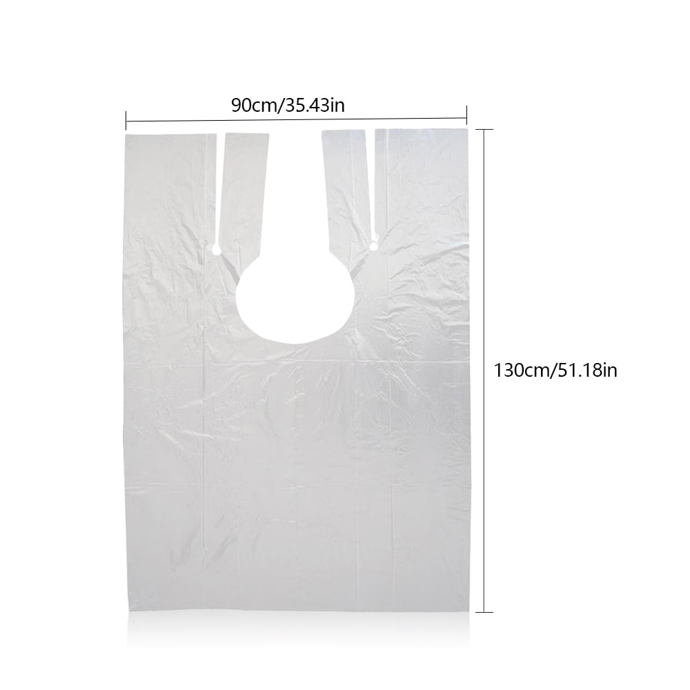 50Pcs Hairdressing Capes Haircut Apron Waterproof Barber Cape Transparent Hair  Salon Capes Salon Accessory Household Cleaning Supplies - Walmart.com