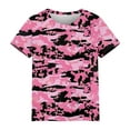 thumbnail image 5 of Qcmgmg Summer Tops for Women 2024 Crew Neck Camo Short Sleeve 2024 Shirts Casual Clearance T Shirts Tees Tunic Tops, 5 of 5