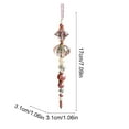 thumbnail image 3 of CuiLiyq Crystal Finial Ornaments for Christmas Tree Decorations, Plastic Hanging Crystals, Clear Plastic Finial Drop Christmas Ornaments for Centerpiece Chandelier Decor Party Supplies (C), 3 of 6