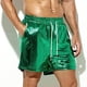 thumbnail image 5 of Puntoco Pantalones Cortos Cargo Sin Cinturón Informales A La Moda Con Múltiples Bolsillos Para Hombre Pantalones Cortos Verde Militar 34, Pantalones Cortos Hombre, 5 of 6