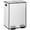 Silver, variant on HOMCOM Dual Trash Can, 2 x 20 Liter Garbage Can with Soft Close Lid, Silver