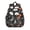Basketball and Silhouette, variant on Basketball and Hotdog Blue Pattern Backpack for School, Cute School Bag with Adjustable Shoulder Straps and Padded Back, 15"x11.42"x5.5"