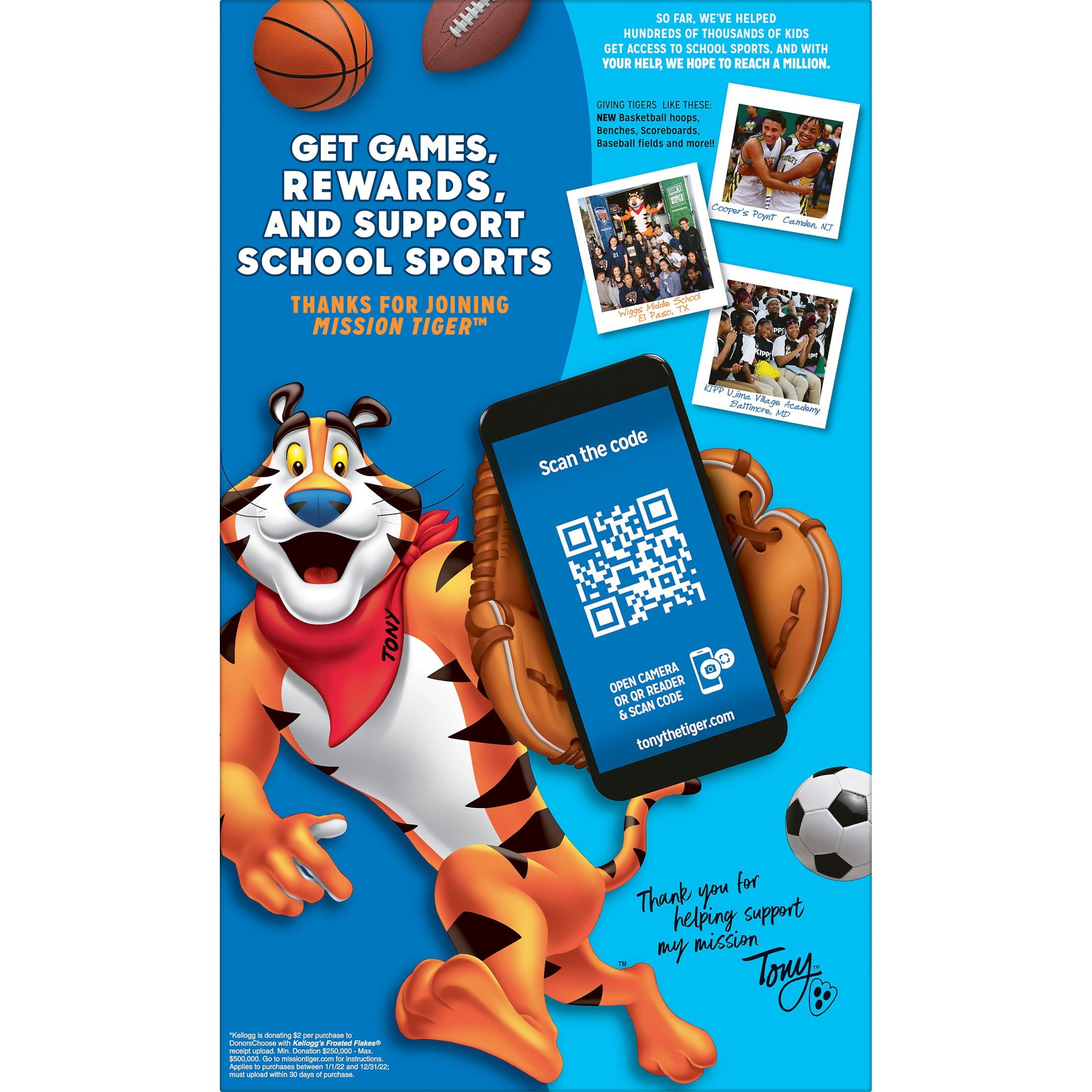Kellogg's Frosted Flakes Cold Breakfast Cereal, 8 Vitamins and Minerals, Kids Snacks, Family Size, Chocolate, 24.7oz Box (1 Box)