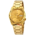 thumbnail image 1 of Seiko Series 5 Automatic Gold Dial Watch SNKE06K1S, 1 of 3