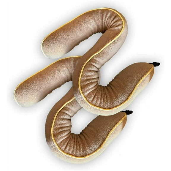 Door Snake Draft Stopper - Window and Door Blocker for Bottom Door Seal & Window Sills for Year Round Use Energy Savings - 2 Pack