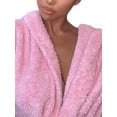 thumbnail image 4 of Aunavey Plush Fleece Robes for Womens Lightweigt Short Bathrobes with Hood Soft Animal Robes Cozy Warm Bear Sleepwear, 4 of 6