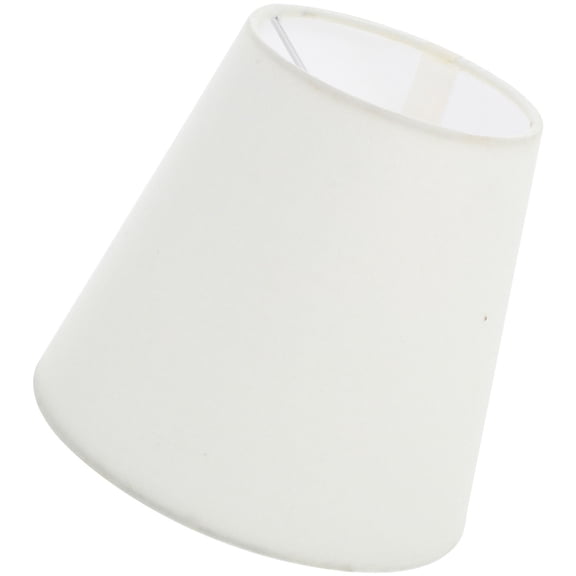 GAXIRE Beige Fabric Clip on Bulb Lampshade for Table and Floor Lamp Soft Warm Light Shade