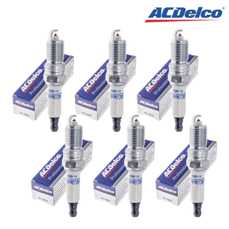 ACDelco 41-962 Professional Platinum Spark Plug 6 Pack - Walmart.com