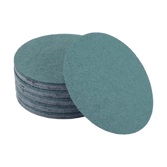Discos de Lijado para Automóviles de Madera Unique Bargains 50 Pcs Lijado Suave con Gancho y Bucle para Carpintería, Acabado Automotriz 7.09" 60 Grano Azul Alúmina de Circonio